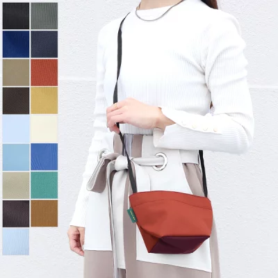 Chapelier エルベシャプリエ Mini tote square base shoulder strap スクエアベース ショルダーバッグ ポシェット ミニバッグ 斜め掛け