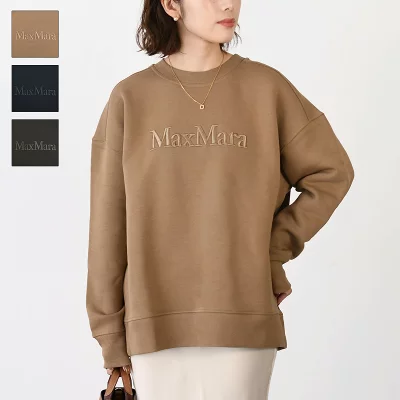 S Max Mara エス マックスマーラ トップス スウェット MONZA モンツァ コットン ジャージー スウエットシャツ