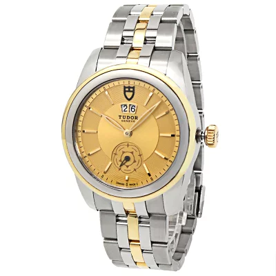 チューダー グラマーダブルデイト 腕時計 メンズ 自動巻き シャンパンゴールド文字盤 42mmケース