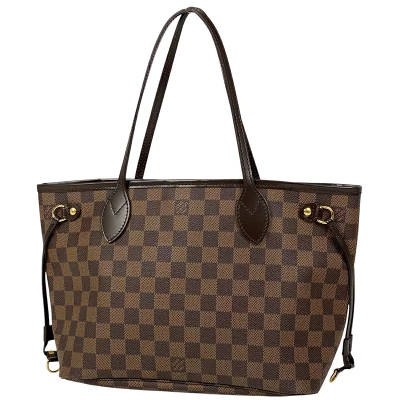 ルイ・ヴィトン Louis Vuitton ネヴァーフル PM ハンドバッグ ショッピング トートバッグ ダミエ ブラウン N51109 レディース 【中古】 msp29