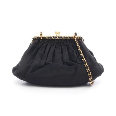 シャネル CHANEL ショルダーバッグ バッグ ファブリック レディース ブラック系 【中古】