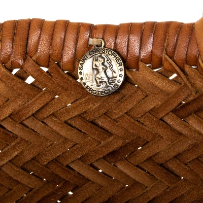 ドラゴンディフュージョンのバッグ「聖クリストファー・メダルチャーム